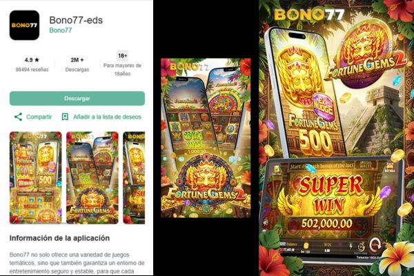 Descargar y usar Bono77: App, APK y PWA EDS