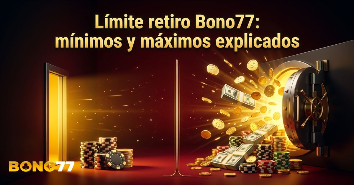 Límite retiro Bono77: mínimos y máximos explicados
