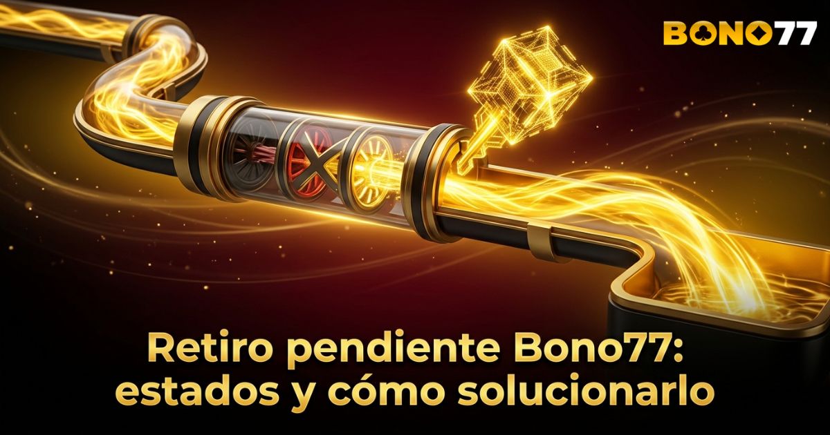 Retiro pendiente Bono77: estados y cómo solucionarlo