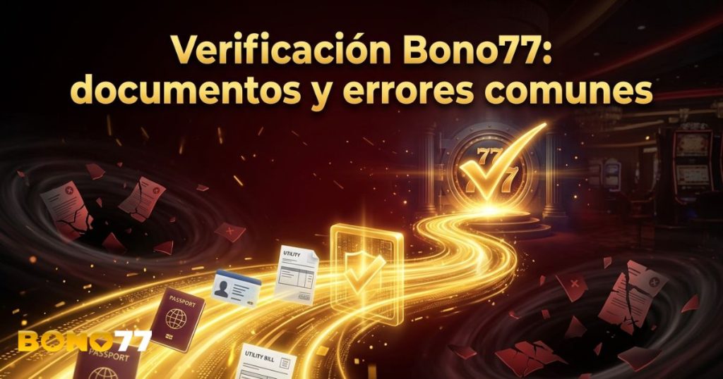Verificación Bono77: documentos y errores comunes